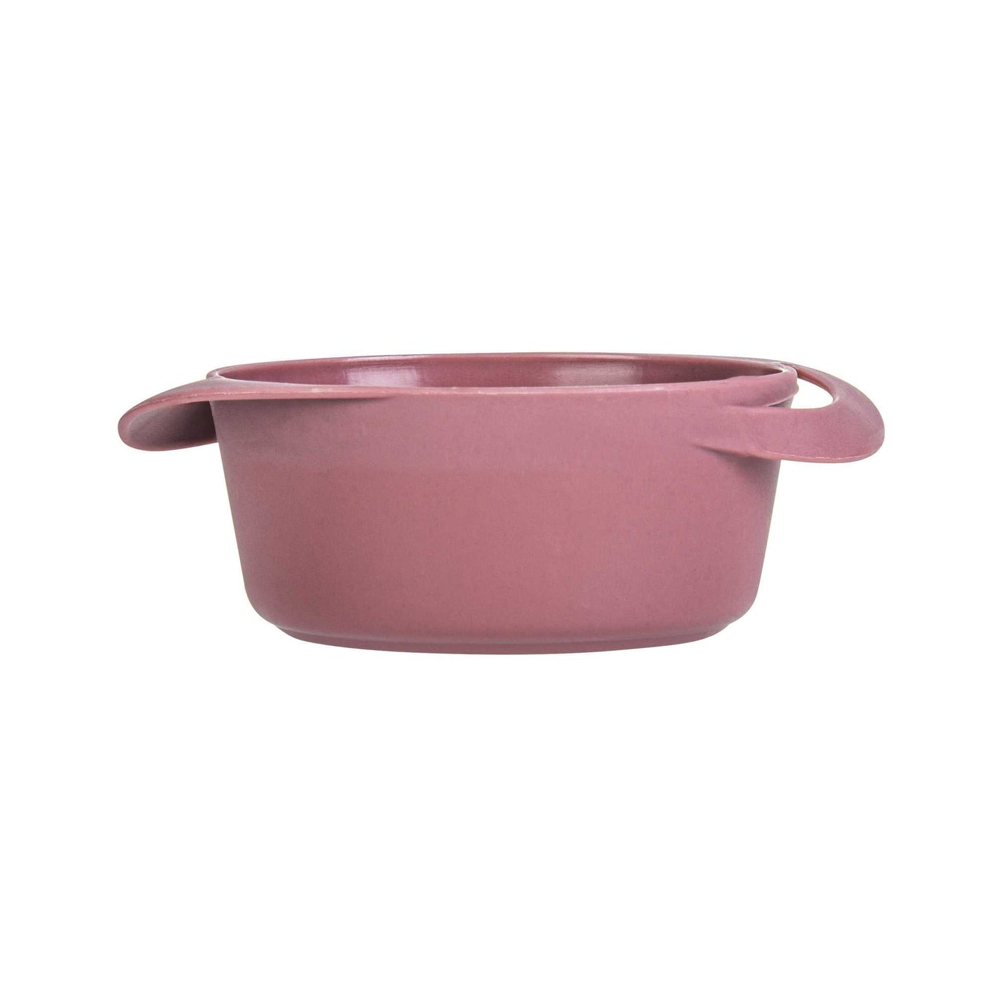 Mini Serve 3 oz Round Red Plastic Mini Infinity Pot - 3 3/4" x 2 1/2" x 1 1/4" - 100 count box