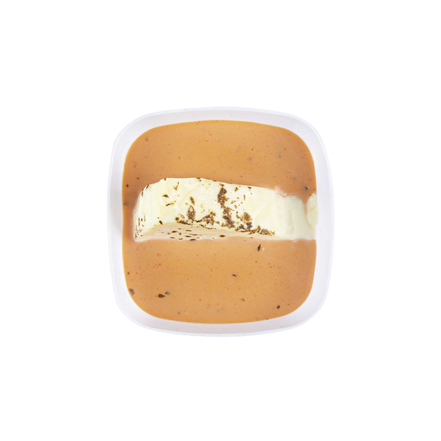 Mini Serve 4 oz Square White Plastic Bellissima Tasting Cup - 2 1/2" x 2 1/2" x 2 1/4" - 100 count box