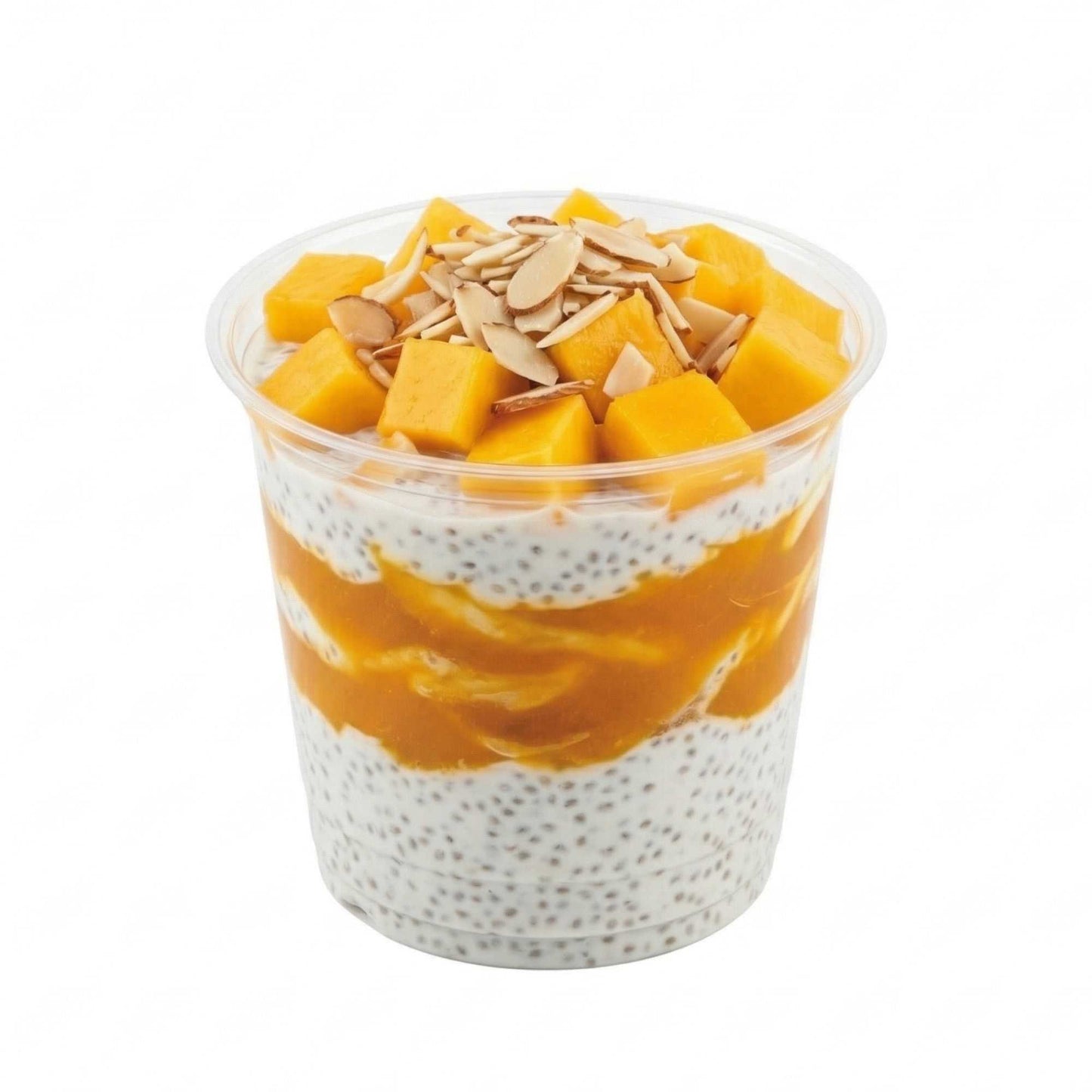 Basic Nature 24 oz Round Clear PLA Plastic To Go Deli Container - Compostable - 4 3/4" x 4 3/4" x 4 1/4" - 500 count box