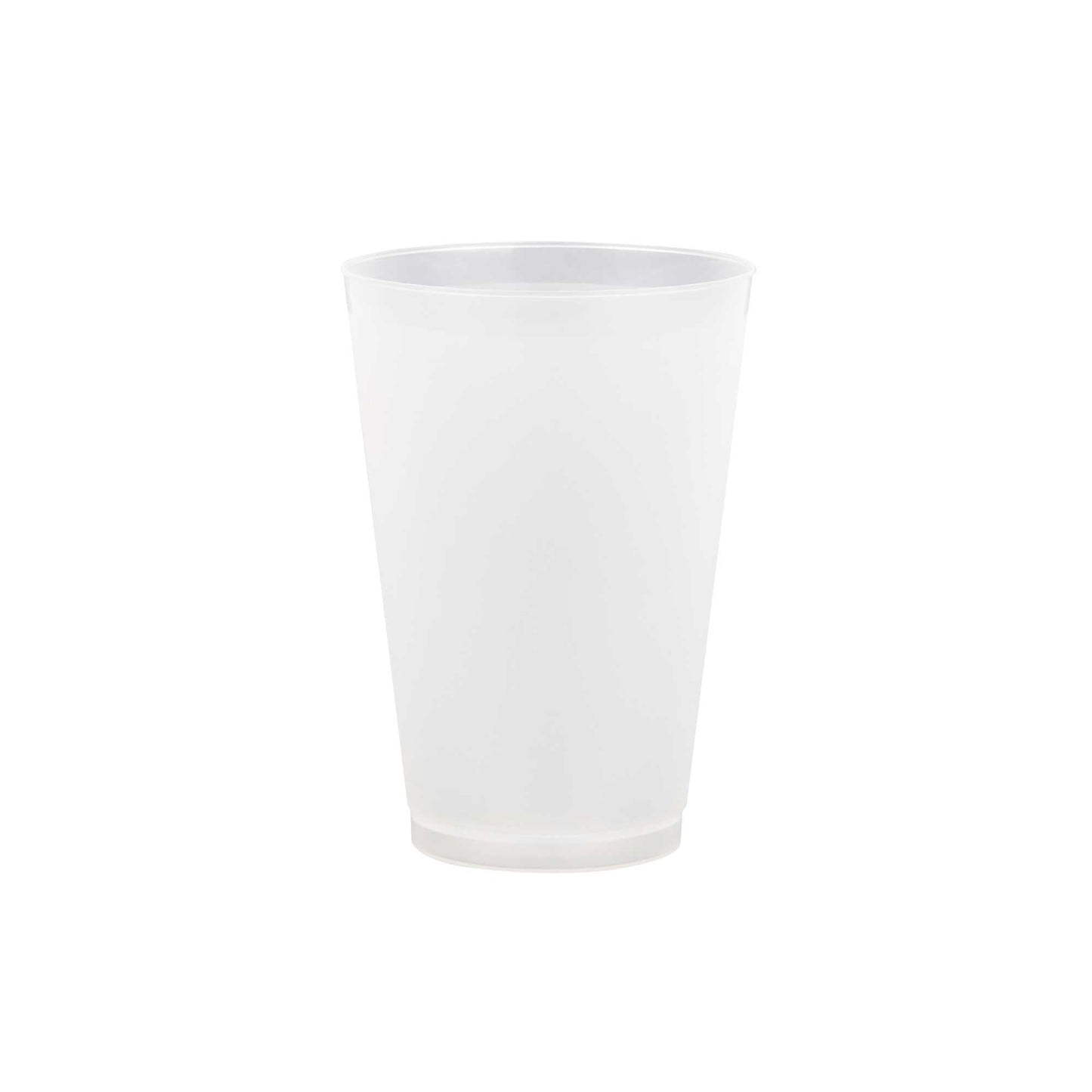Flexi Grip 20 oz Round Frosted Plastic Cup - 3 3/4" x 3 3/4" x 5 1/4" - 500 count box