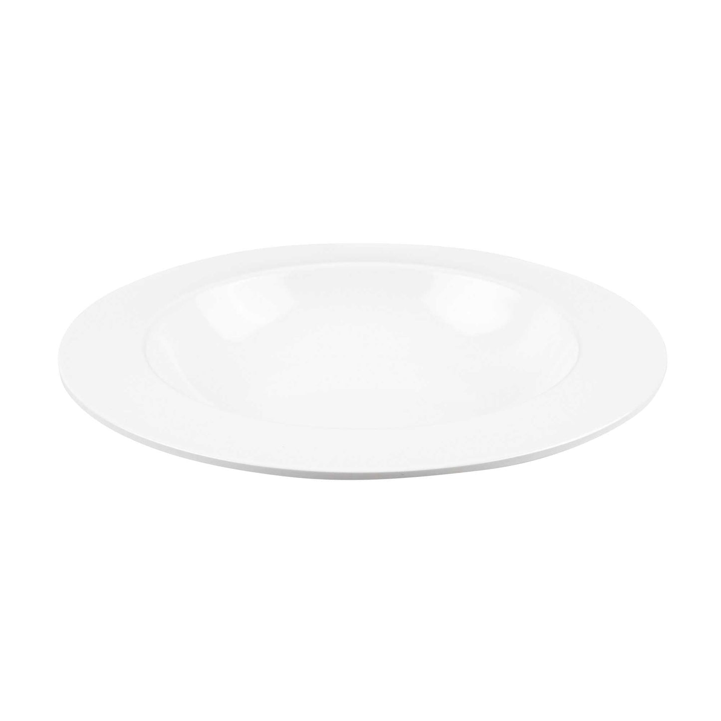 Voga 20 oz Round White Melamine Small Bowl - Classic - 10" x 10" x 1 1/2" - 10 count box