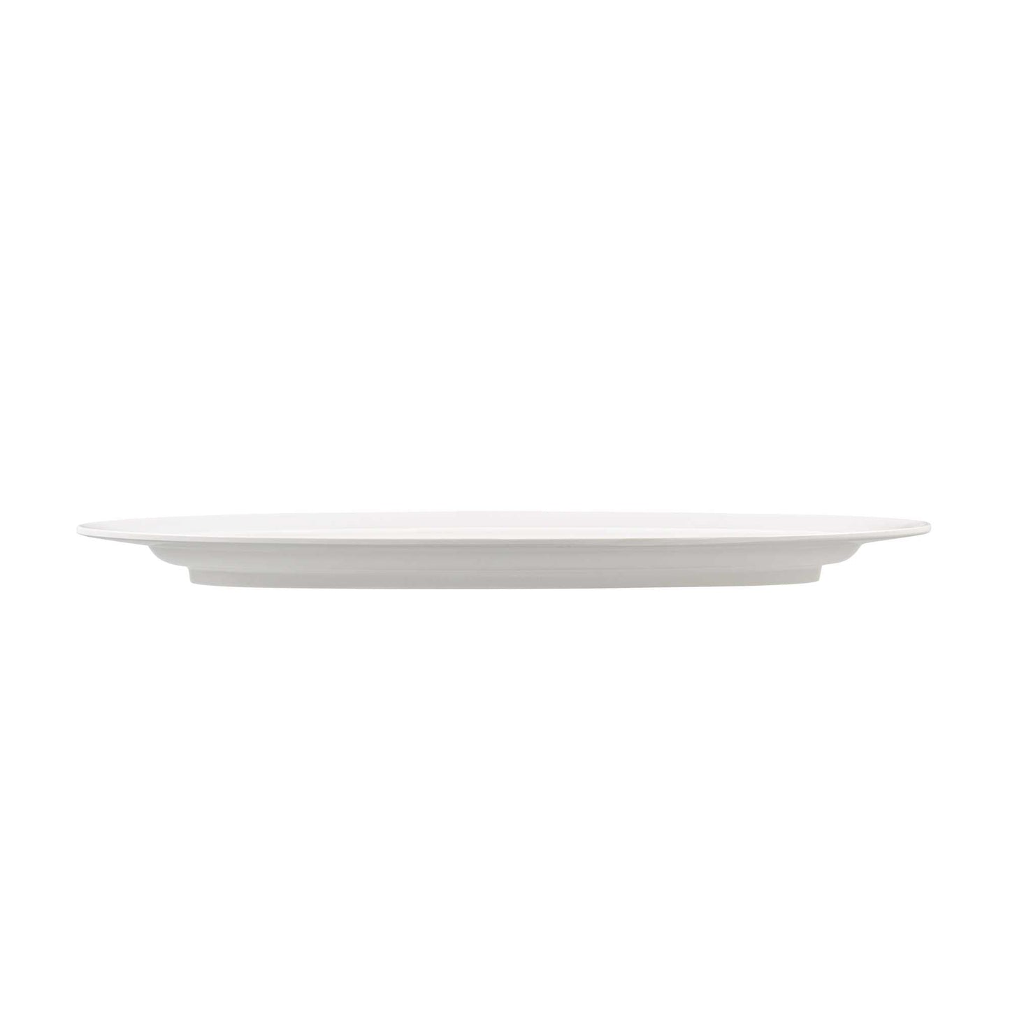 Voga Oval White Melamine Serving Plate - 23" x 9" x 1 3/4" - 2 count box