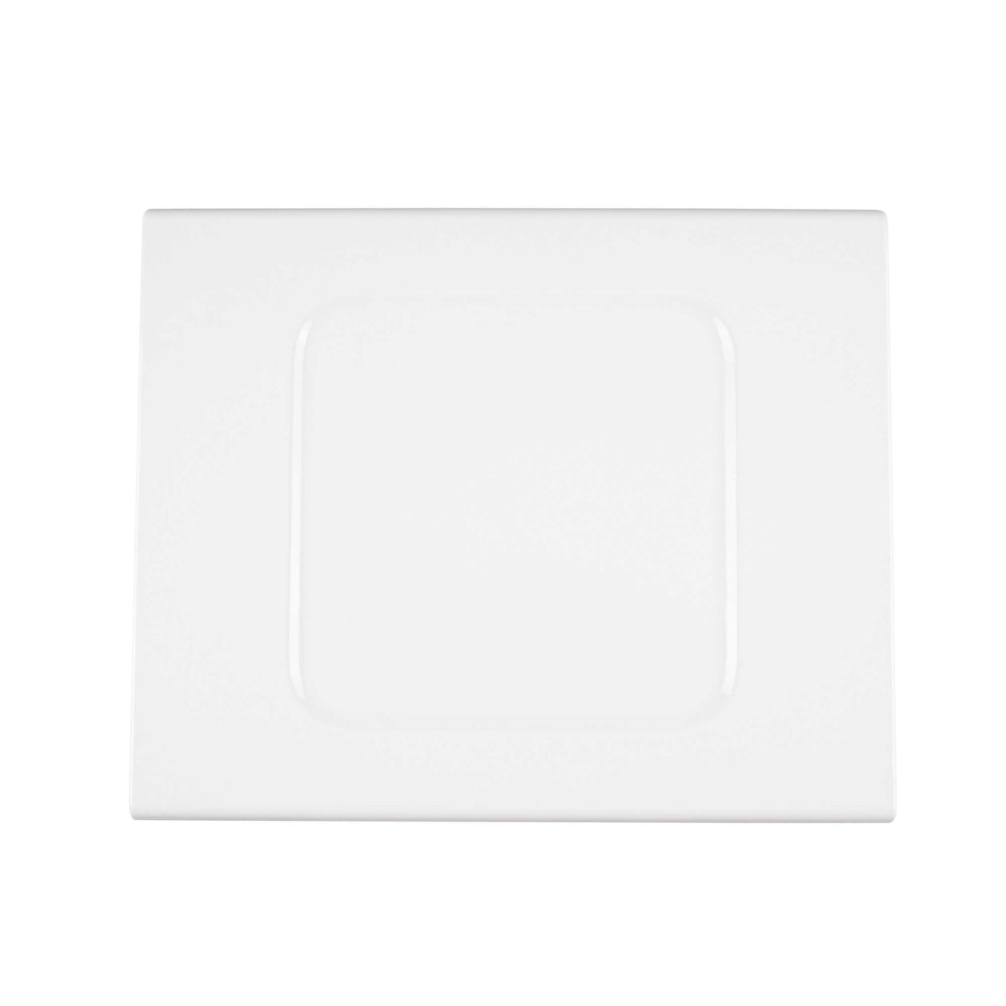 Voga Rectangle White Melamine Tray - 16 1/2" x 13 1/2" x 1/2" - 2 count box