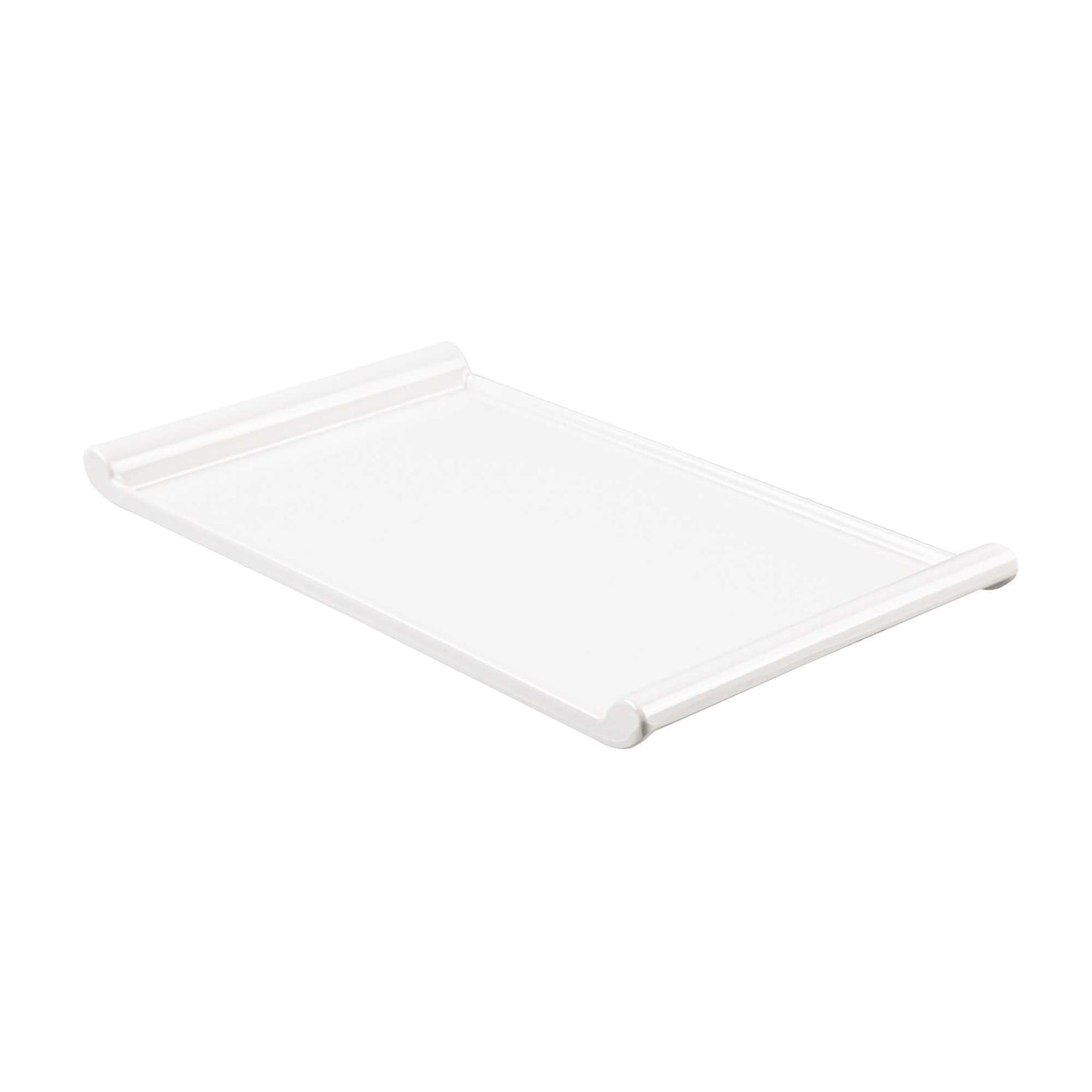 Voga Rectangle White Melamine Large Plate - Japonais - 14" x 8 1/4" x 1" - 10 count box