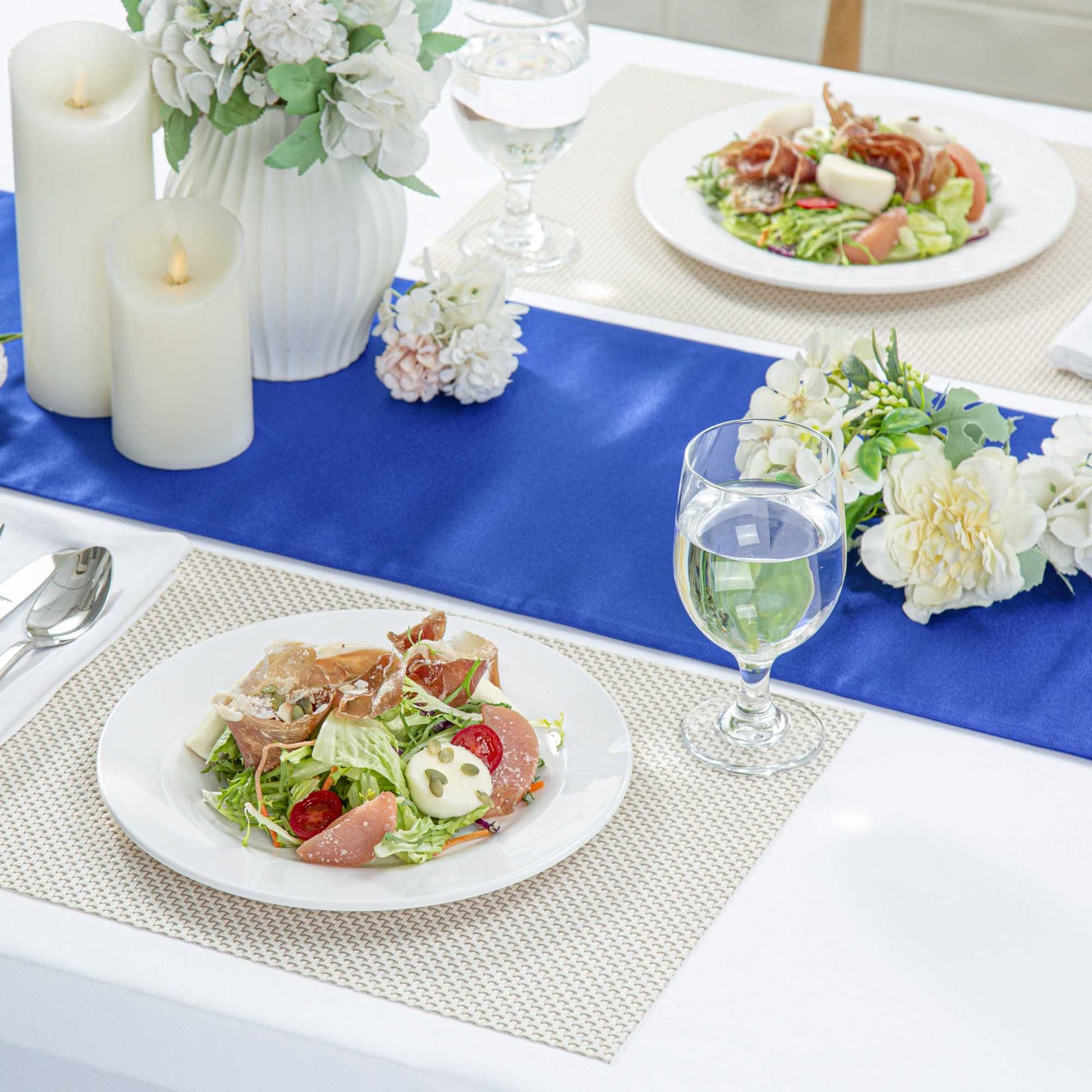 Voga Round White Melamine Large Plate - Classic, Rimmed - 10" x 10" x 3/4" - 10 count box