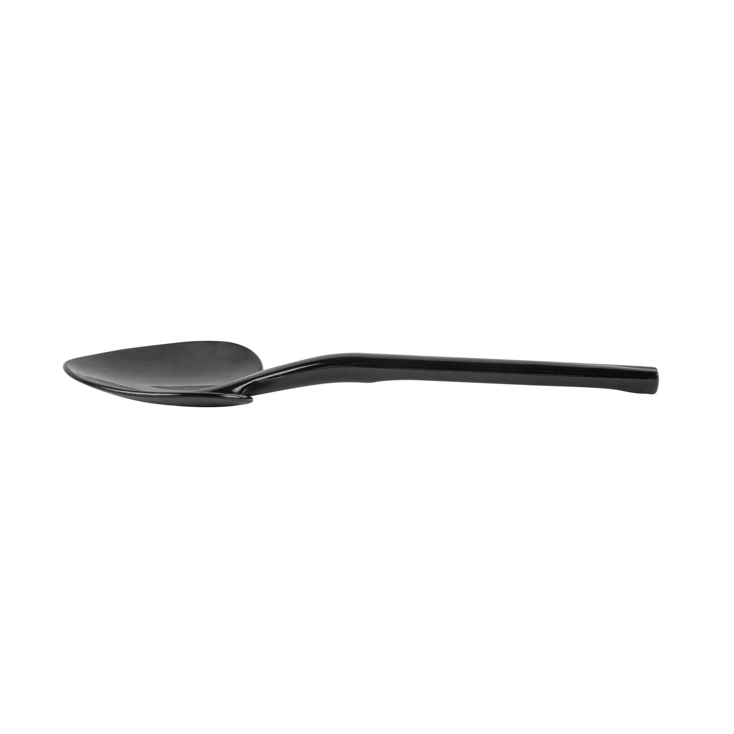 Coppetta Black Plastic Love Shovel Spoon - 3 1/2" x 1 1/4" - 500 count box