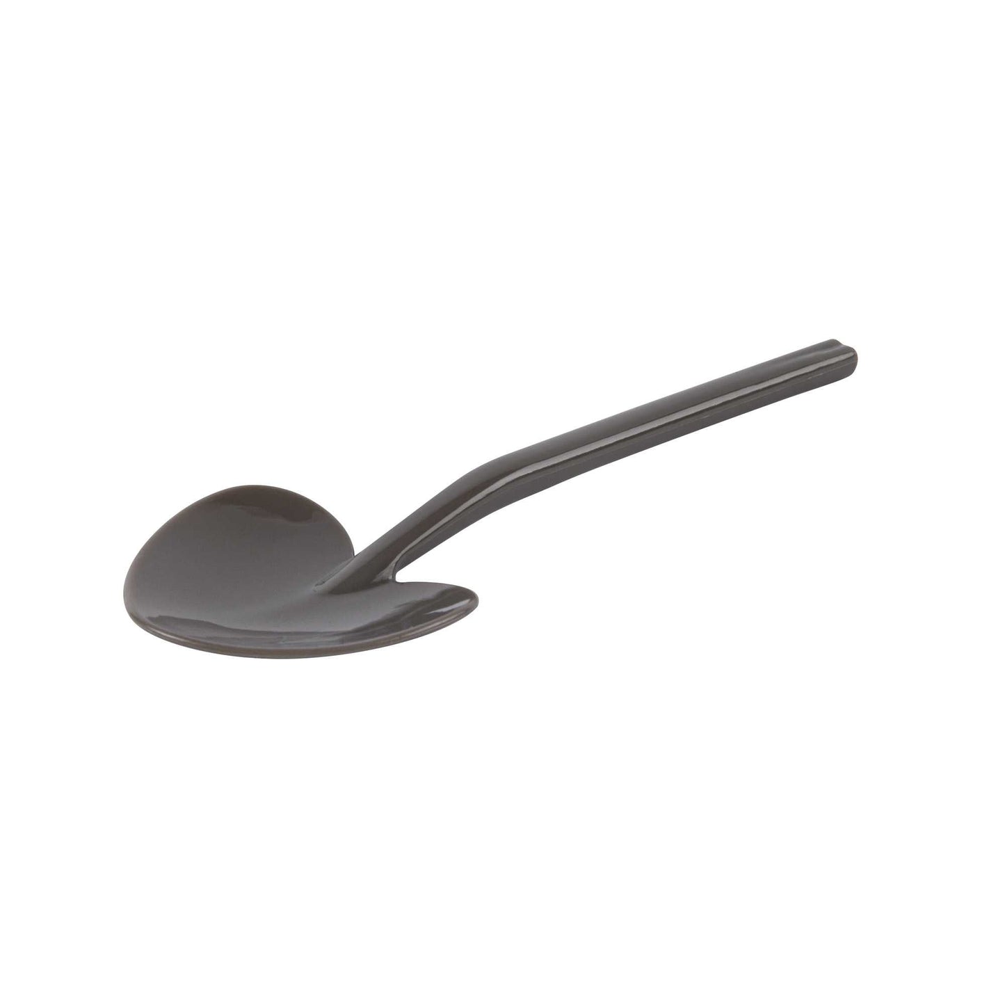 Coppetta Fashion Gray Plastic Love Shovel Spoon - 3 1/2" x 1 1/4" - 100 count box