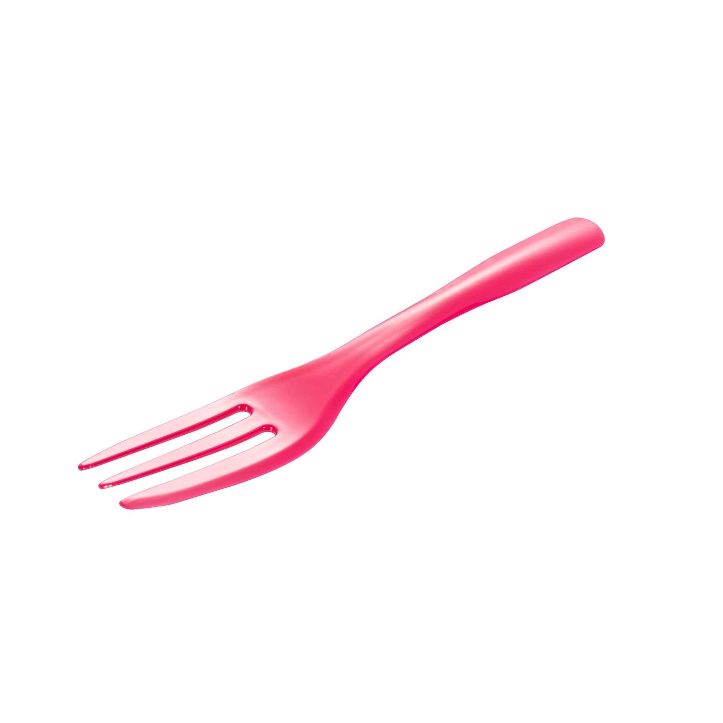 Coppetta Magenta Plastic Cake Fork with Knife Edge - 4" x 3/4" - 100 count box