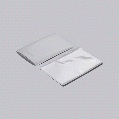 Bag Tek White Plastic Small Sandwich and Snack Bag - Heat Sealable - 8 1/4" x 5 1/4" - 100 count box