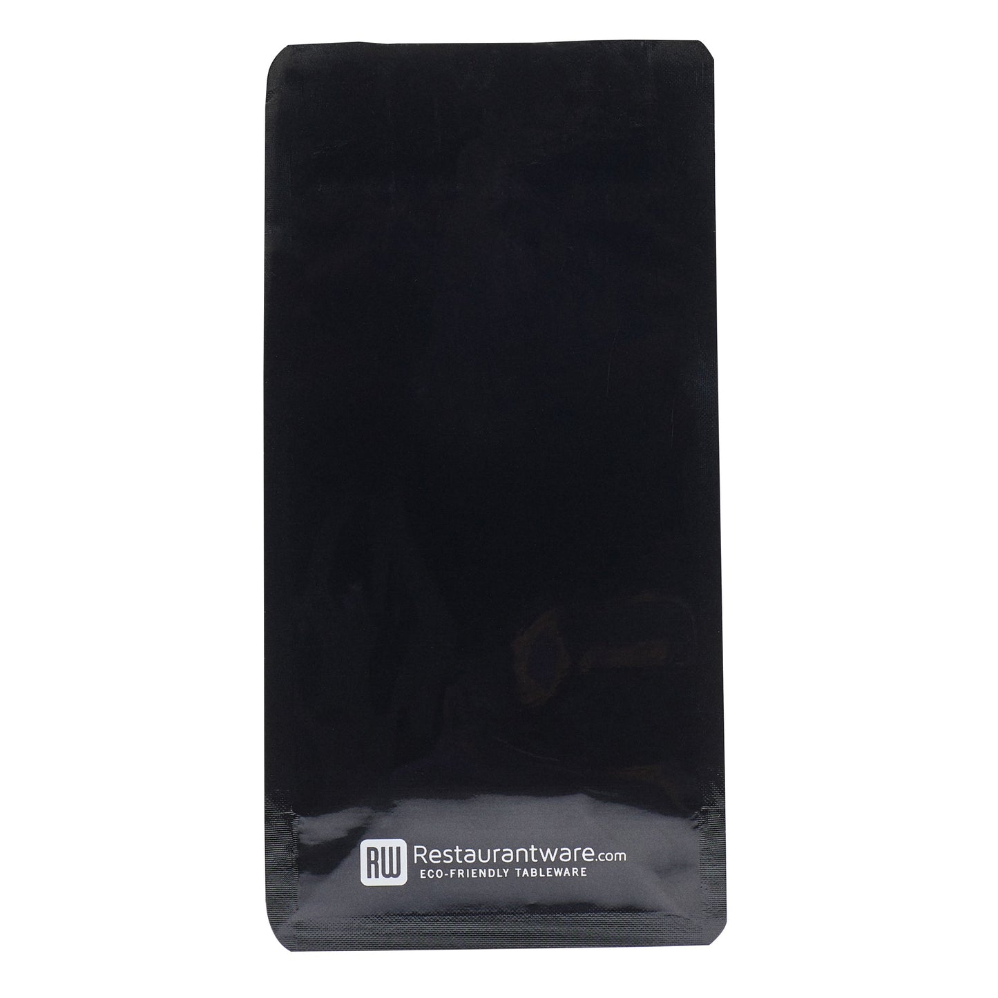 Bag Tek Black Plastic Small Snack Bag - Double Seal, Rip Lock, Heat Sealable - 8" x 4" x 2 1/2" - 100 count box