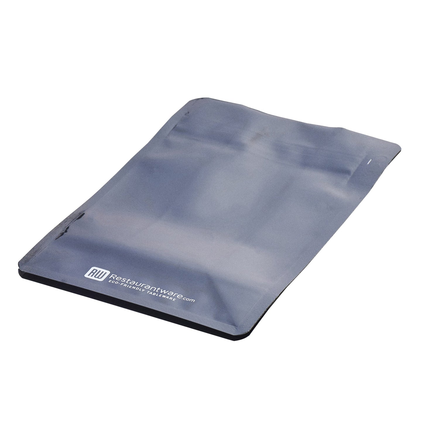 Bag Tek Black Plastic Medium Snack Bag - Double Seal, Rip Lock, Heat Sealable - 8" x 5" x 3 1/4" - 100 count box