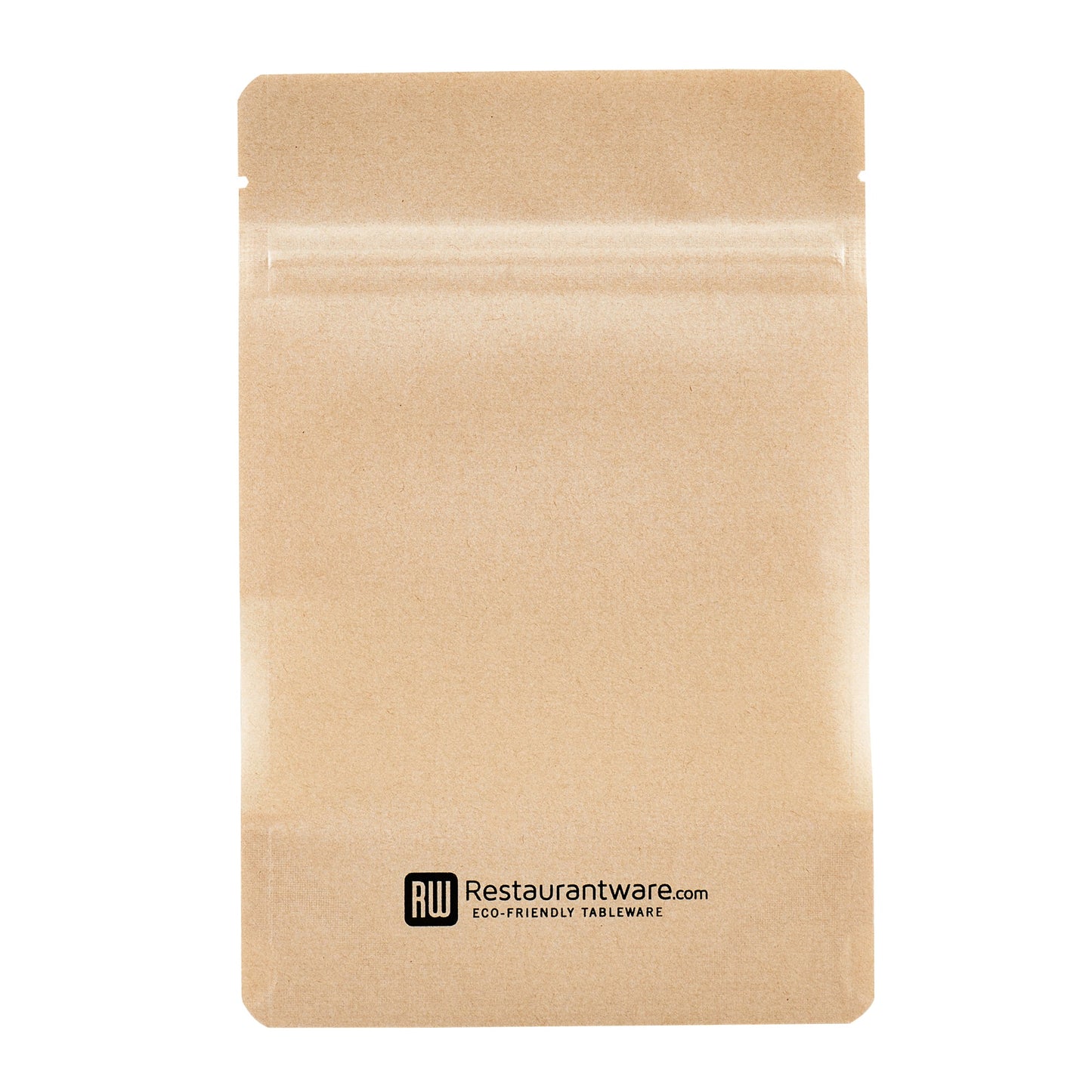 Bag Tek Kraft Plastic Small Window Bag - Heat Sealable - 7" x 4 3/4" x 1 1/2" - 100 count box