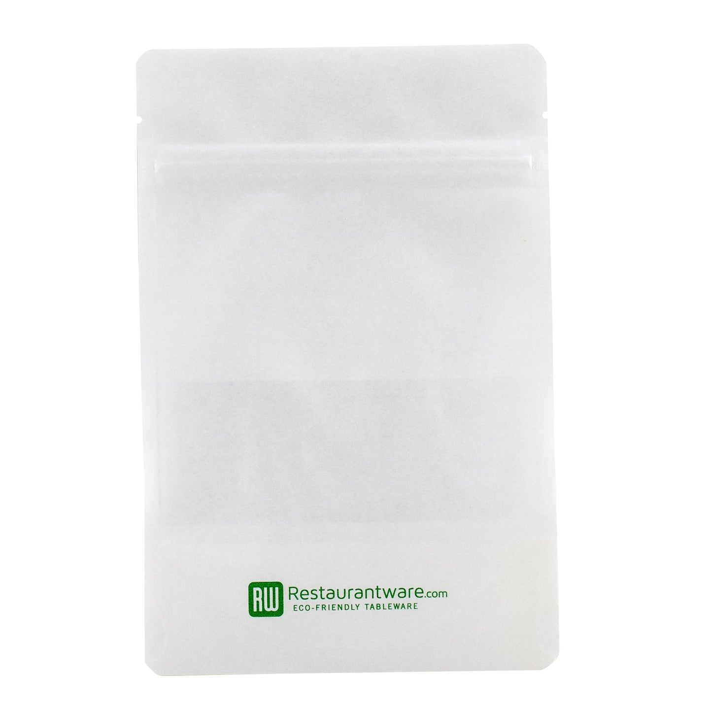 Bag Tek White Plastic Small Window Bag - Heat Sealable - 7" x 4 3/4" x 1 1/2" - 100 count box