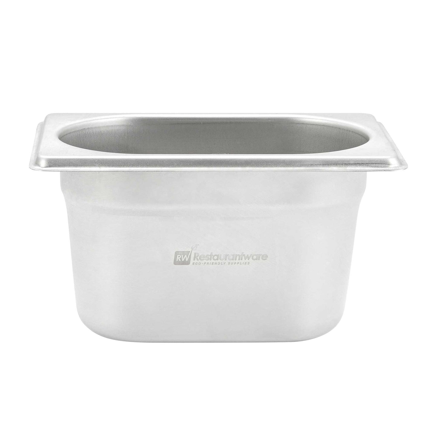 Met Lux Rectangle Stainless Steel 1/9 Size Steam Table Pan 4 Inch Deep - Anti Jam - 1 count box