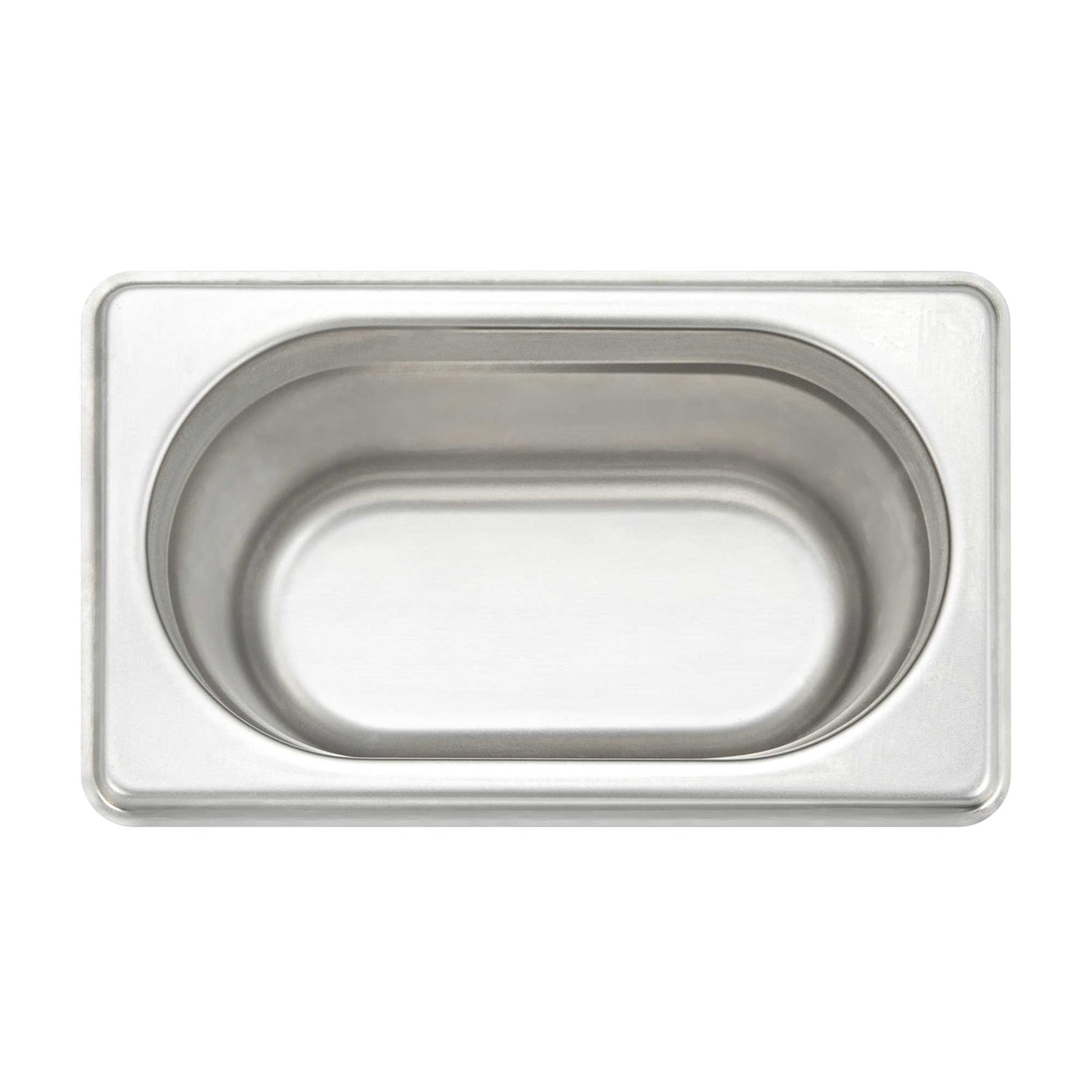 Met Lux Rectangle Stainless Steel 1/9 Size Steam Table Pan 4 Inch Deep - Anti Jam - 1 count box