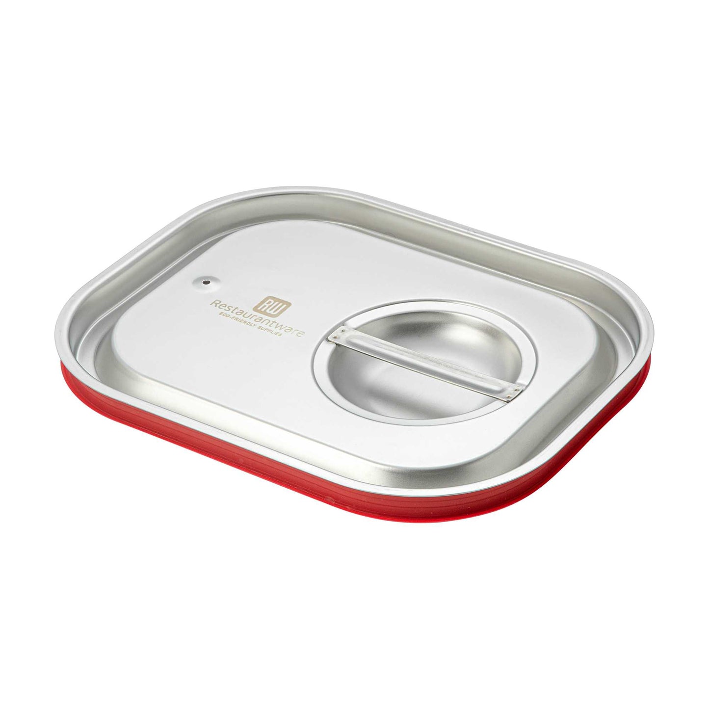 Met Lux Rectangle Stainless Steel Travel Lid - Fits 1/2 Size Steam Table Pan - 1 count box