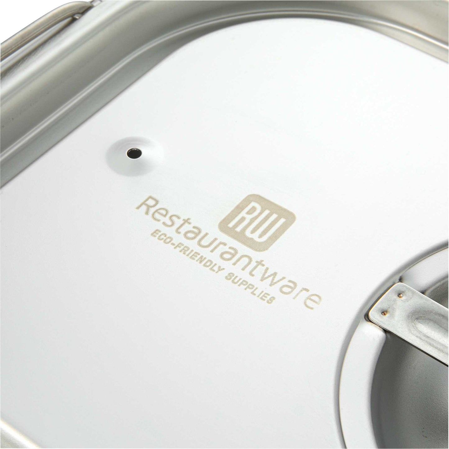 Met Lux Rectangle Stainless Steel Travel Lid - Fits 1/2 Size Steam Table Pan - 1 count box