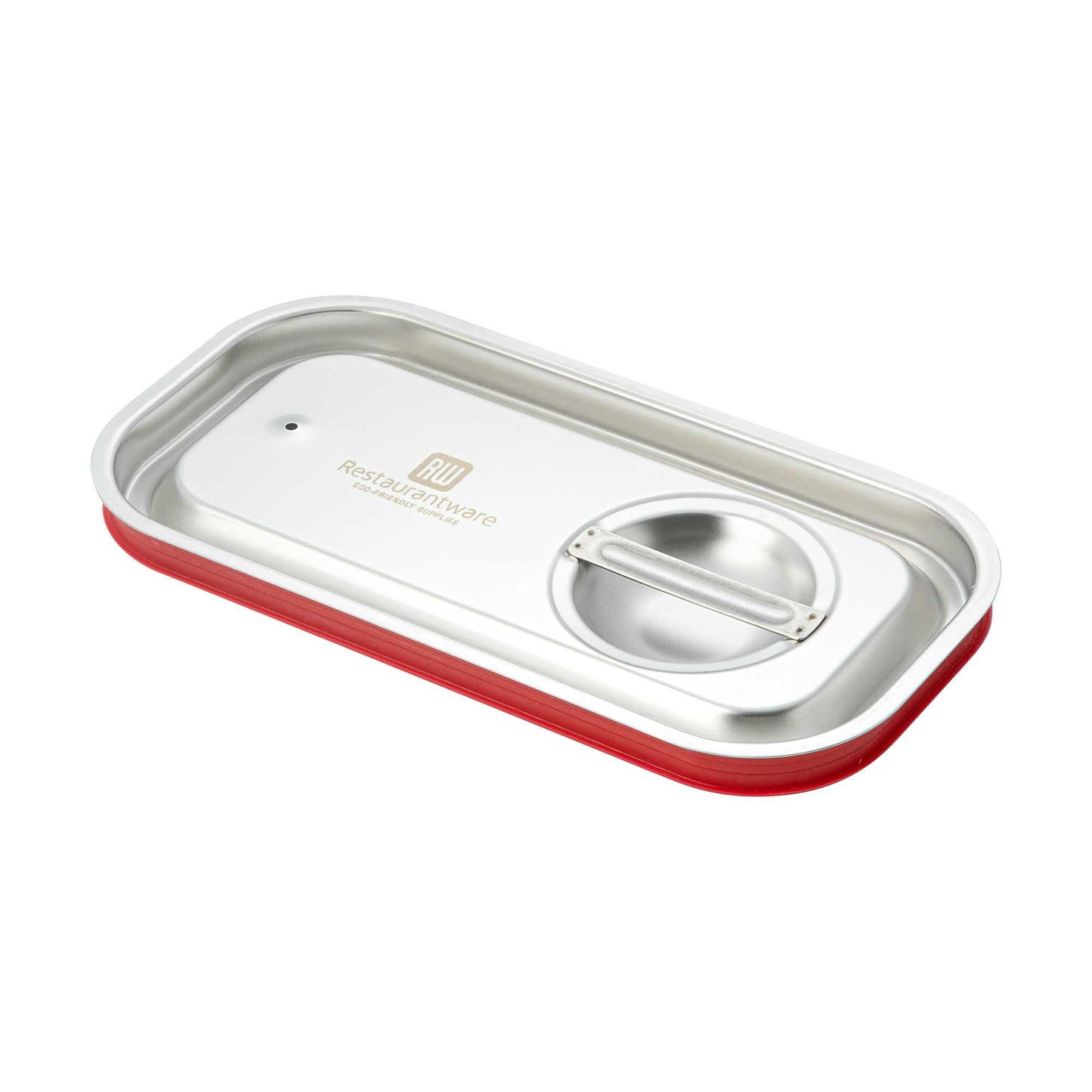 Met Lux Rectangle Stainless Steel Travel Lid - Fits 1/3 Size Steam Table Pan - 1 count box