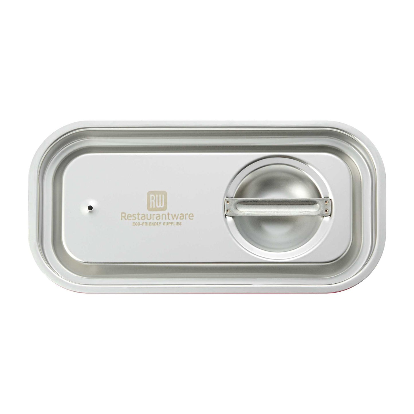 Met Lux Rectangle Stainless Steel Travel Lid - Fits 1/3 Size Steam Table Pan - 1 count box