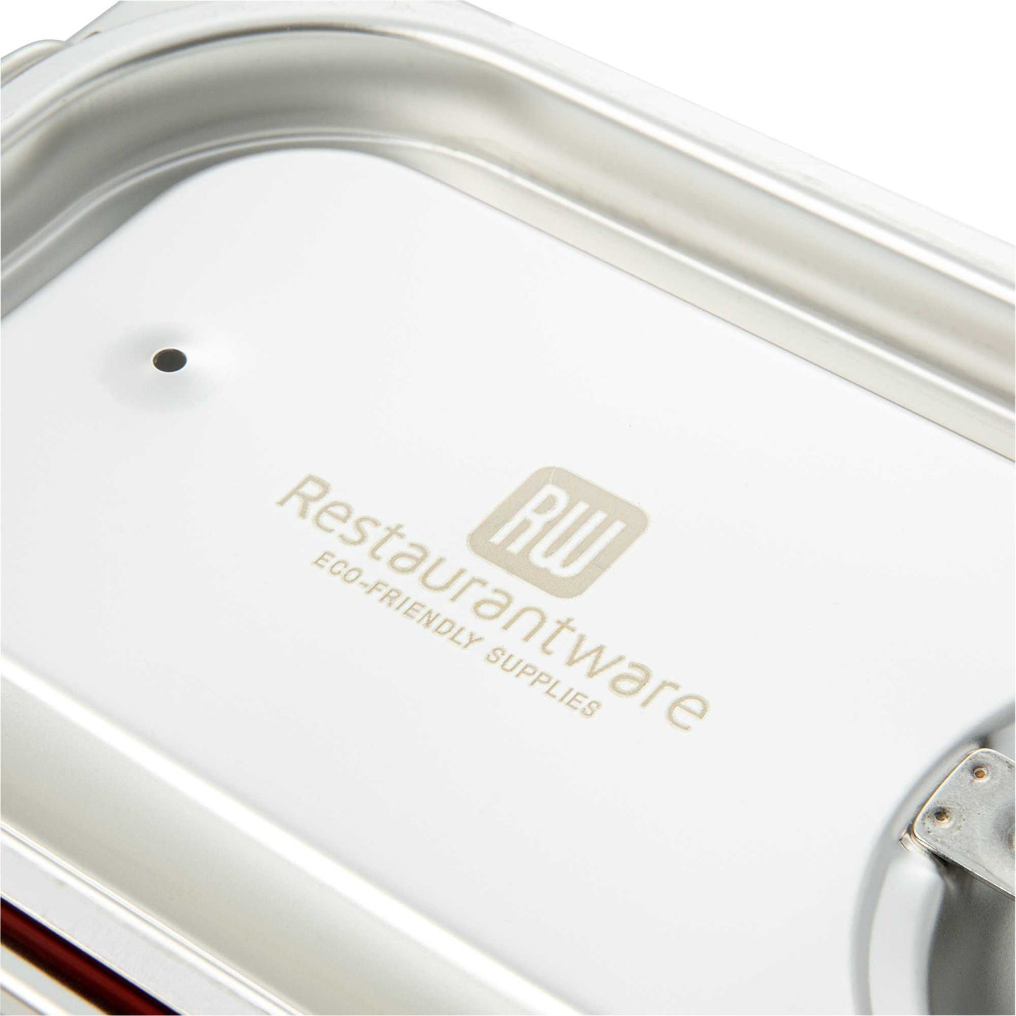 Met Lux Rectangle Stainless Steel Travel Lid - Fits 1/3 Size Steam Table Pan - 1 count box