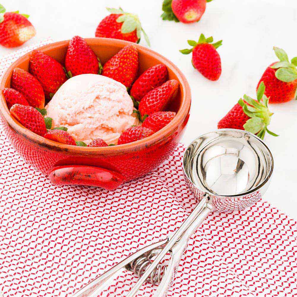 Met Lux 3 oz Silver Stainless Steel #10 Ice Cream Scoop - 1 count box