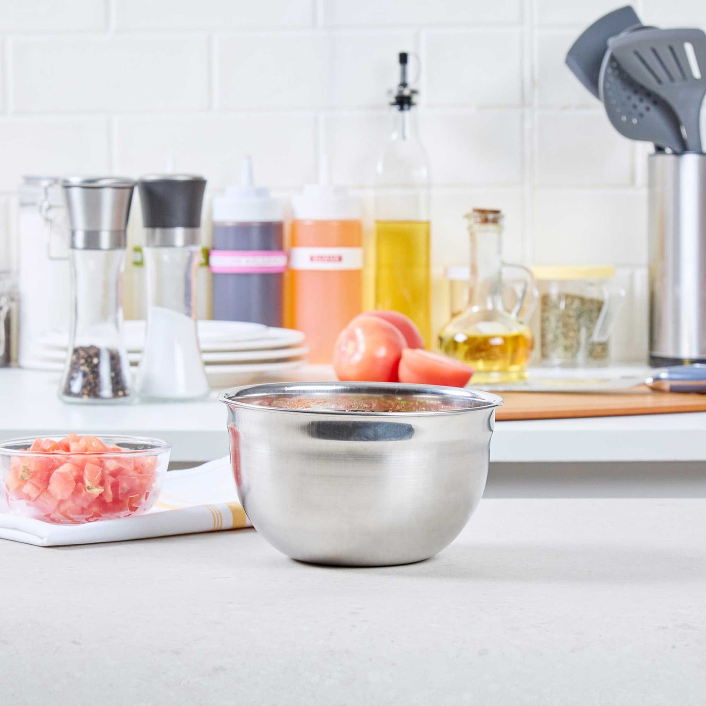 Met Lux 2 qt Stainless Steel Premium German Mixing Bowl - 1 count box