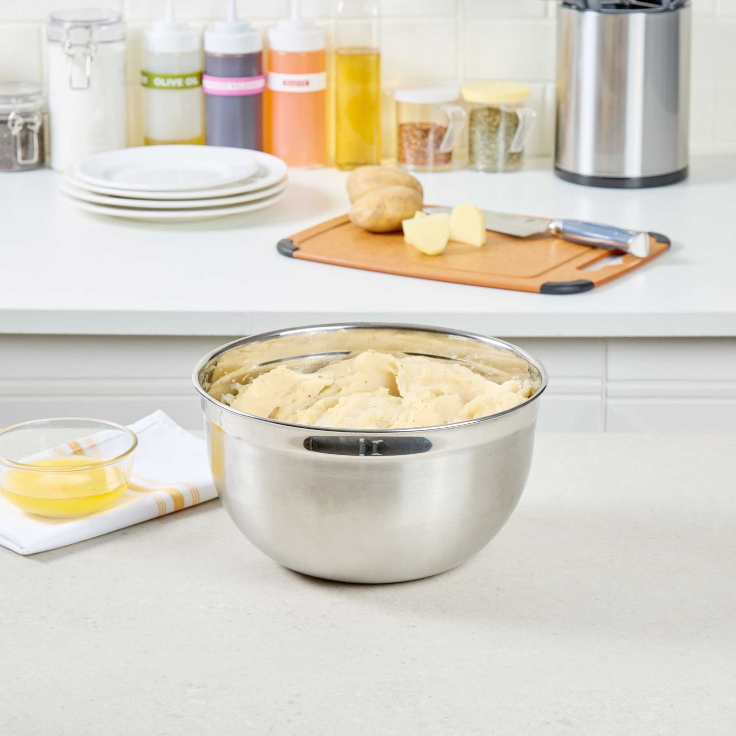 Met Lux 6 qt Stainless Steel Premium German Mixing Bowl - 1 count box