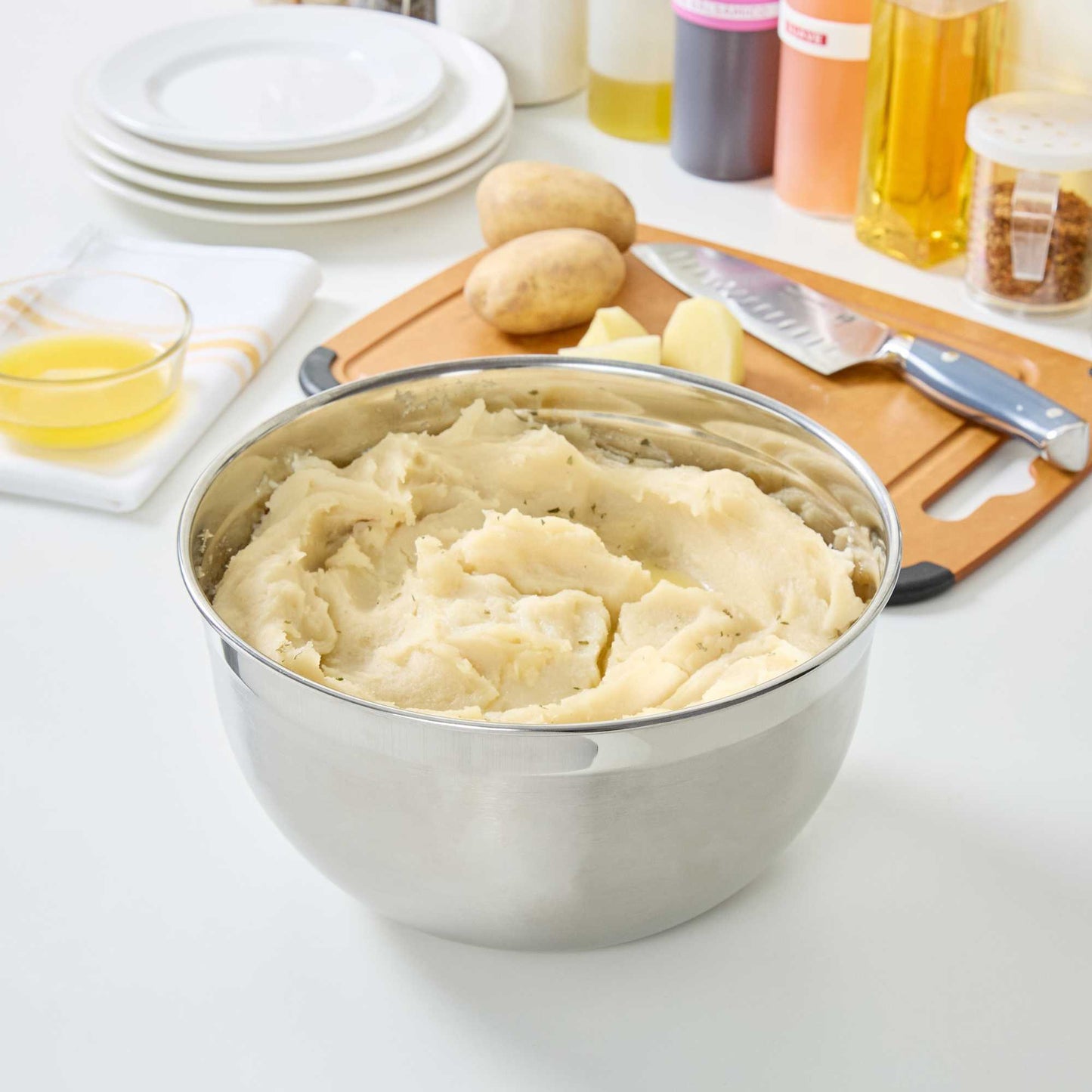 Met Lux 6 qt Stainless Steel Premium German Mixing Bowl - 1 count box