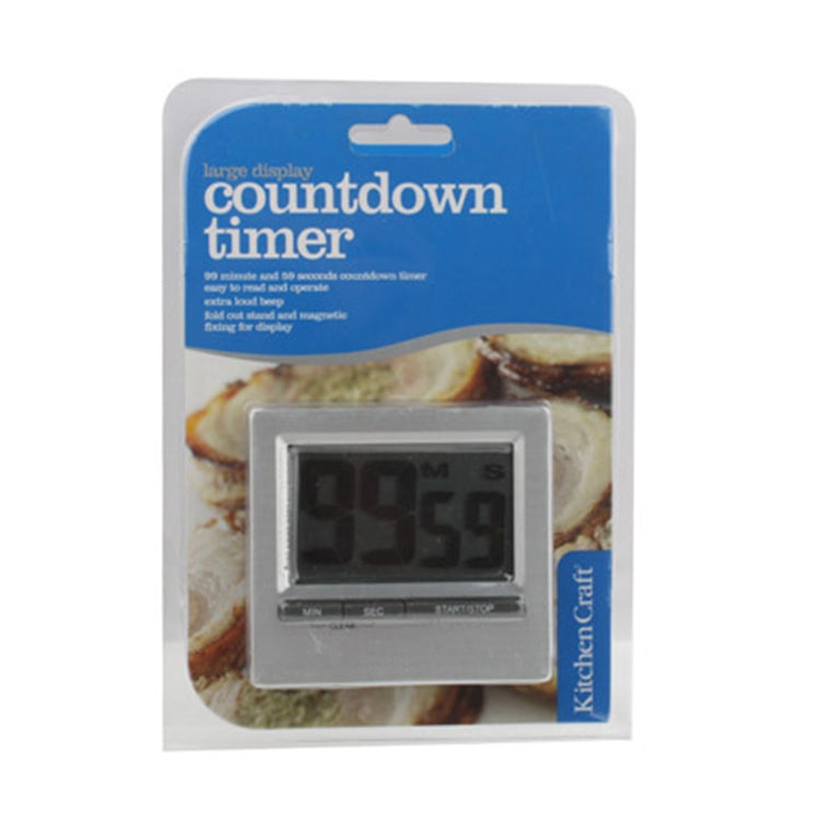 Kitchen Craft Large Display Digital Countdown Timer, Countdown Timer