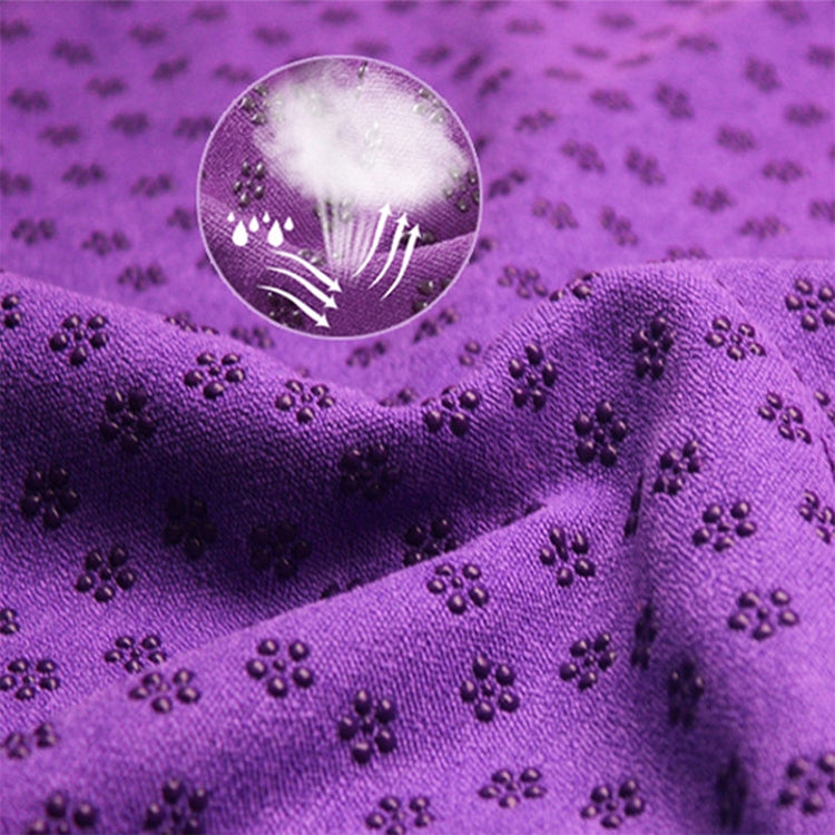 Microfiber Thickening Non-slip Yoga Blanket Long Washable Yoga Mat , Random Color Delivery, 183x63cm Random Color