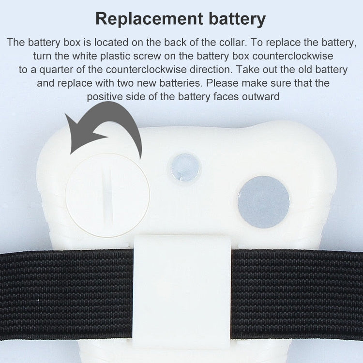 Ultrasonic Bark Stop Collar, (White)