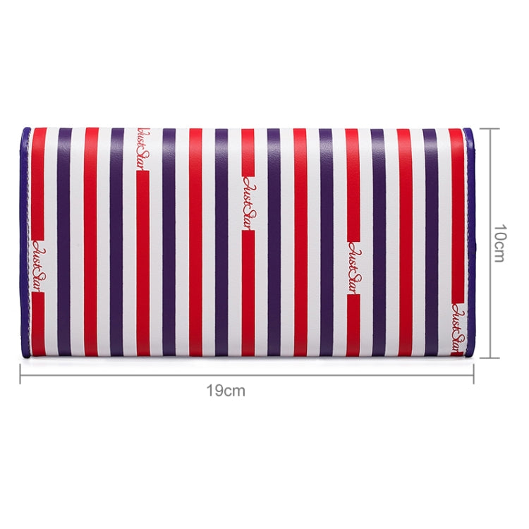 Just Star 3-fold Dreamlike Pattern Printing Long Wallet, 3-fold Wallet