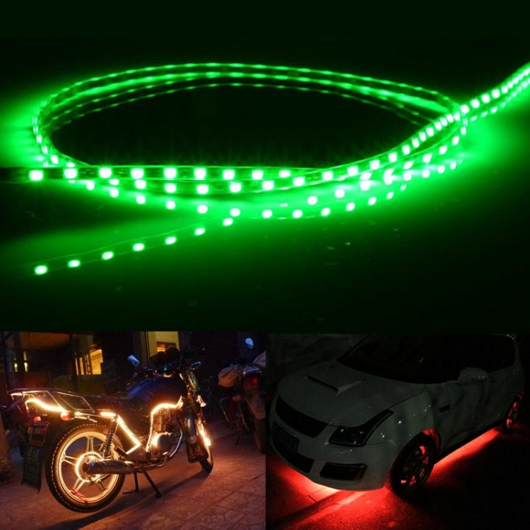 5 PCS Flow Style 45 LED 3528 SMD Waterproof Flexible Car Strip Light for Car Decoration, DC 12V, Length: 45cm, 45cm Dark Blue, 45cm Green, 45cm Ice Blue, 45cm Pink, 45cm Red, 45cm White, 45cm Yellow