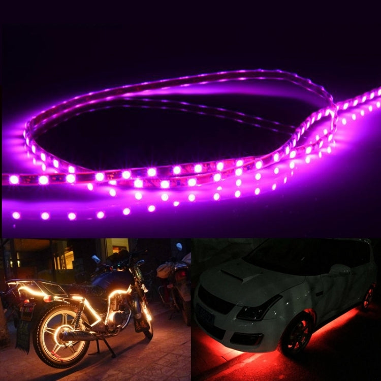 5 PCS Flow Style 45 LED 3528 SMD Waterproof Flexible Car Strip Light for Car Decoration, DC 12V, Length: 45cm, 45cm Dark Blue, 45cm Green, 45cm Ice Blue, 45cm Pink, 45cm Red, 45cm White, 45cm Yellow