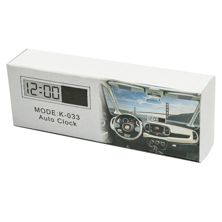 K-033 LCD Auto Clock with Sucker, Clock