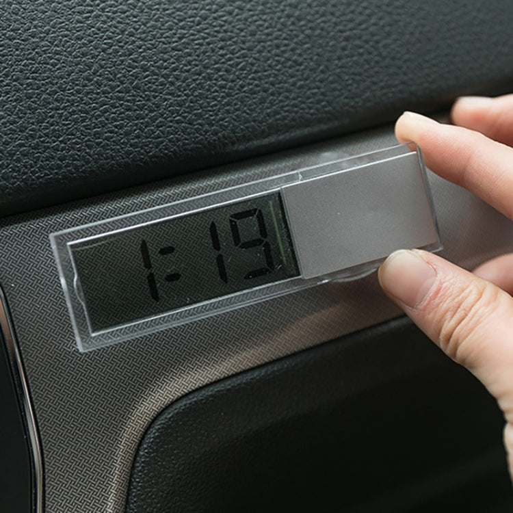K-033 LCD Auto Clock with Sucker, Clock