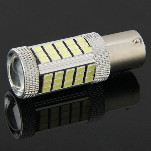 2 PCS 1156/BA15S 3W White 66 LED SMD 2835 Brake Light for Vehicles, DC 12V, 1156