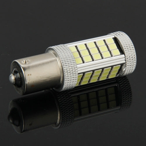 2 PCS 1156/BA15S 3W White 66 LED SMD 2835 Brake Light for Vehicles, DC 12V, 1156