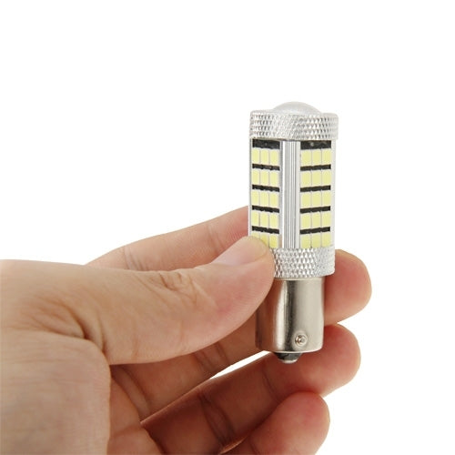2 PCS 1156/BA15S 3W White 66 LED SMD 2835 Brake Light for Vehicles, DC 12V, 1156