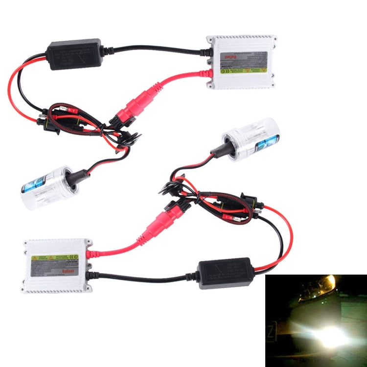 DC12V 35W 2x H7 Slim HID Xenon Light, High Intensity Discharge Lamp, H7, Color Temperature: 6000K, H7, Color Temperature: 8000K