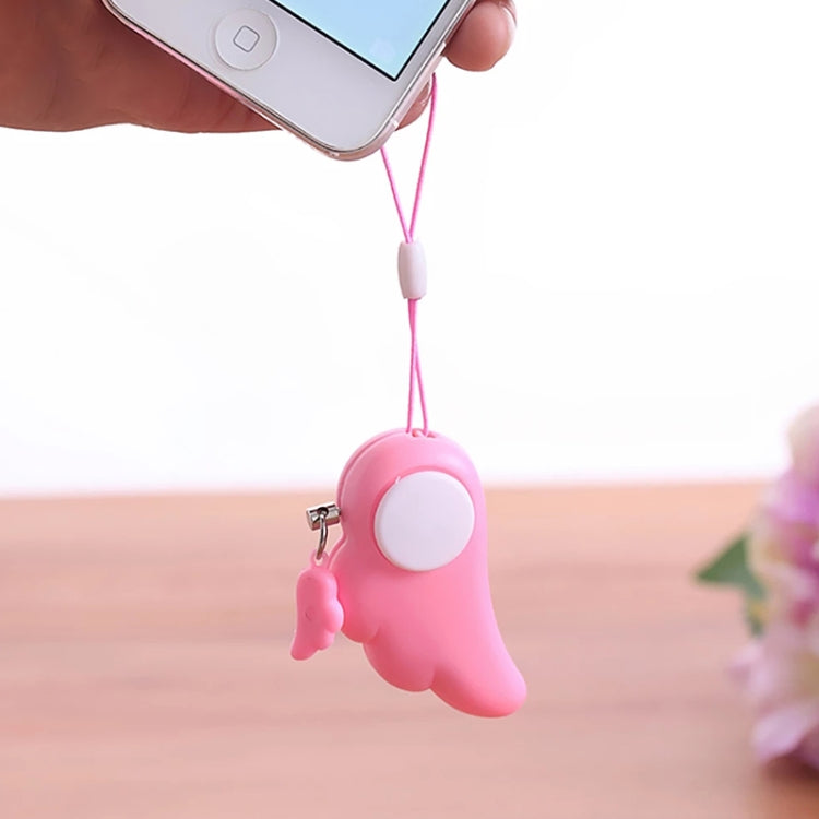 Angel Wing Anti-rape Device Personal Alarm, Self-defense Defend Wolf, Mini Alarm with 90dB Alarm Sound for Girl and Kids (Blue)