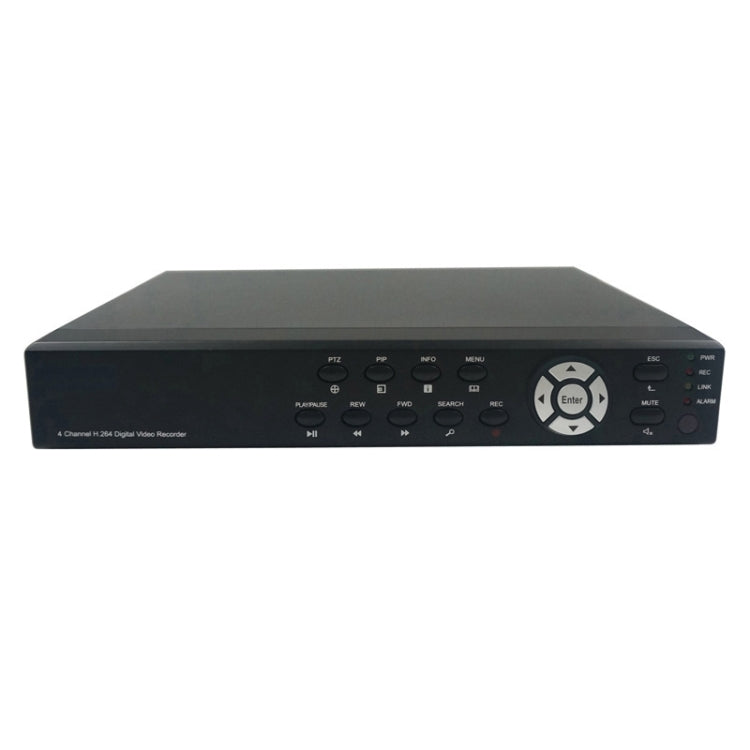 4-CH Embedded Digital Video Recorder Kit (1 / 3 Sharp CCD, 420TVL, 24 x IR LED, 6mm Lens, IR Distance: 25m, H.264 (8204EV+622A)