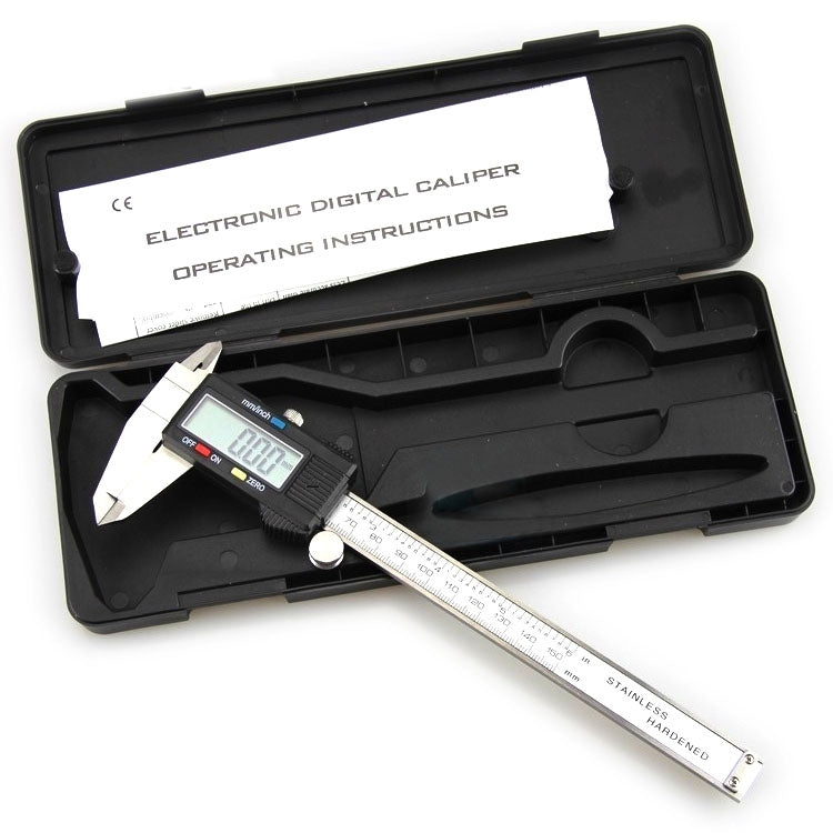 LCD Digital Vernier Caliper/Micrometer, Measure Range: 150 mm (6 inch), 150 mm Vernier Caliper