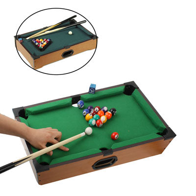 Tabletop Miniature Pool Table Billiards Games, Pool Table