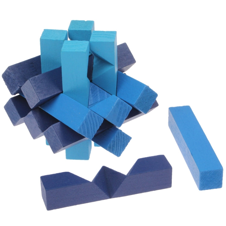 Intelligence Wooden Pull-Apart IQ Puzzle Magic Cube Toy, Puzzle Magic Cube Toy