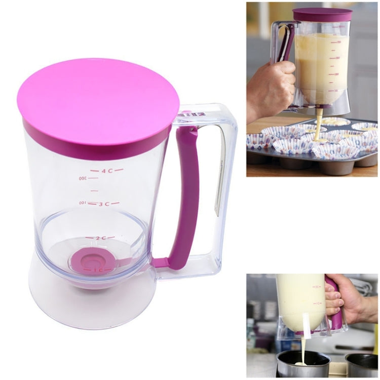 900ml Batter Dispenser Cupcake Measuring Cup, Pink