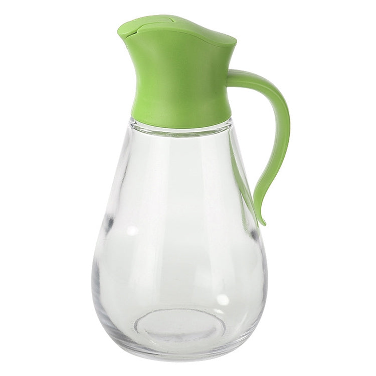 Automatic Lid Open Glass Oil Bottle