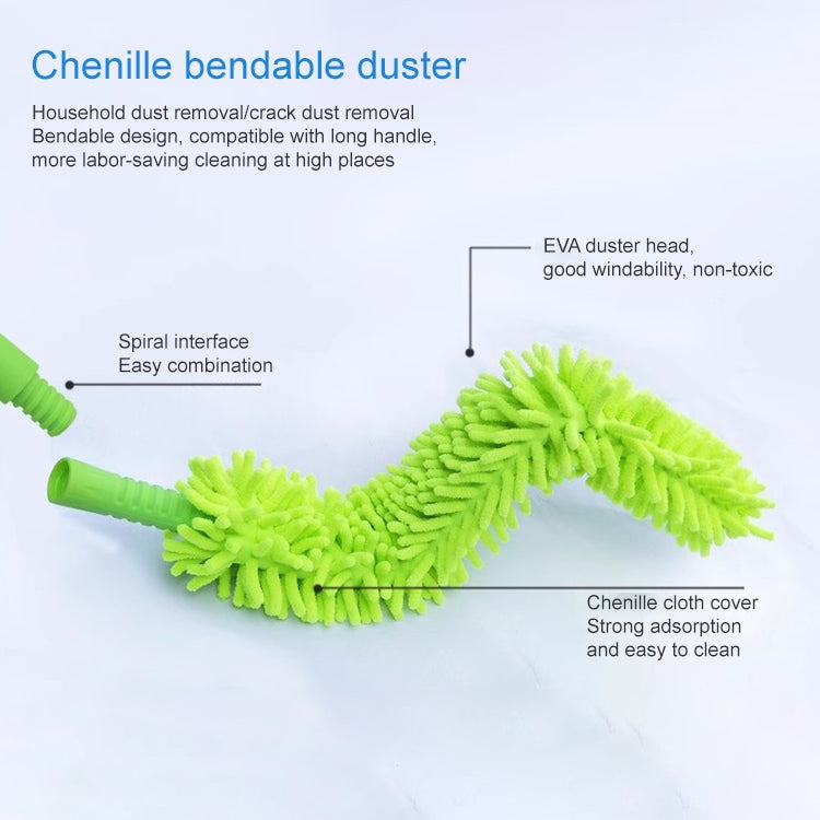 Double Sided Flexible Chenille Changeable Dust Duster , Double Sided