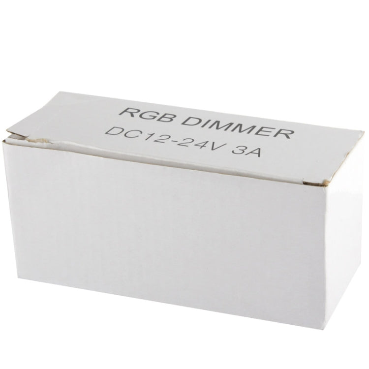 3 Channel RGB LED Dimmer Controller for LED Light Strip DC12-24V, Output Current: 3A