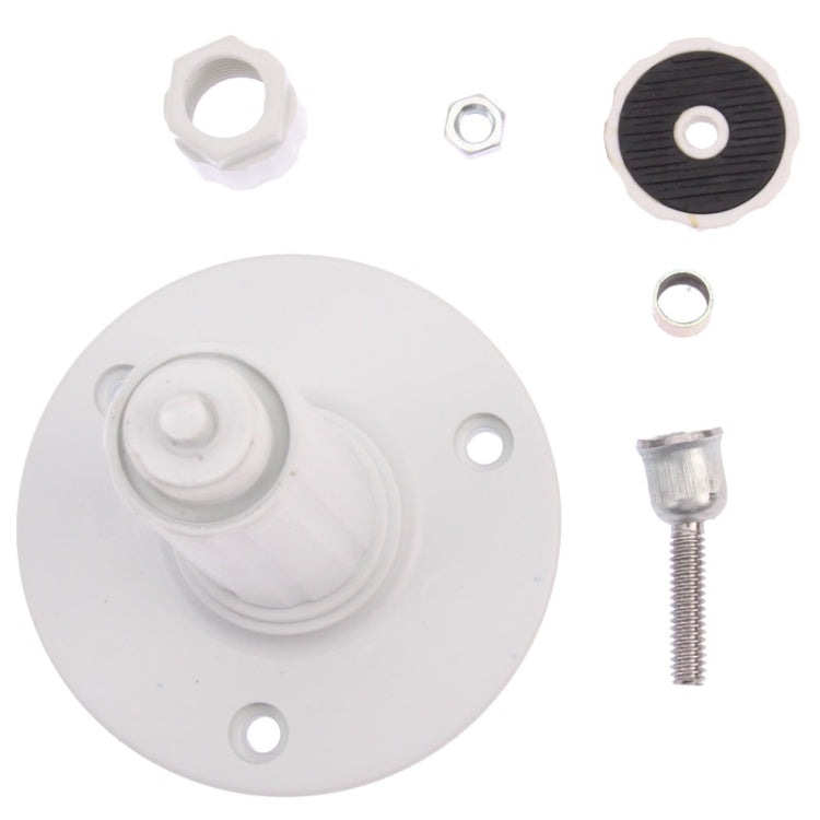 ABS Wall Mount Stand Bracket For Security Camera for Outdoor / Indoor Use, Size: 18cm x 9cm(White)